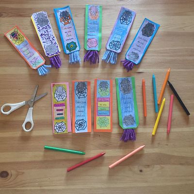 manualidad de marcapáginas