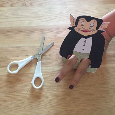 manualidad de marionetas